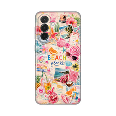 Zastitna ultra tanka (skin) maska / futrola PRINT - Samsung A376 Galaxy A37 5G Beach Please.