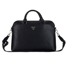 Torba - laptop Guess Bag Grained Triangle Logo 15" crna (GUCB15PGTSPSK).