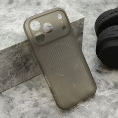 Zastitna maska (futrola) AIR STRIPE - iPhone 17 Pro crna (MS).