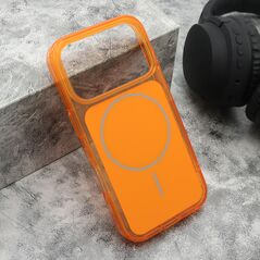 Zastitna maska (futrola) AMBER SHINE MagSafe - iPhone 17 Pro narandzasta (MS).