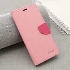 Zastitna maska (futrola) na preklop (bi fold) MERCURY - Huawei Honor X7d/Honor Smart 400 4G pink (MS).