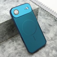 Zastitna maska (futrola) COLOR METAL MagSafe II - iPhone 17 Air tirkizna (MS).