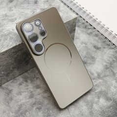 Zastitna maska (futrola) COLOR METAL MagSafe - Samsung S948 Galaxy S26 Ultra 5G srebrna (MS).