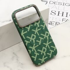 Zastitna maska (futrola) MONOGRAM MagSafe - iPhone 17 Pro zelena (MS).