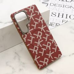 Zastitna maska (futrola) MONOGRAM MagSafe - Samsung S938 Galaxy S25 Ultra 5G crvena (MS).