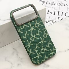 Zastitna maska (futrola) MONOGRAM MagSafe - iPhone 17 Pro Max (6.9) zelena (MS).