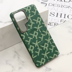 Zastitna maska (futrola) MONOGRAM MagSafe - Samsung S938 Galaxy S25 Ultra 5G zelena (MS).