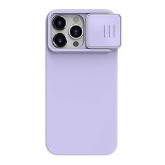 Zastitna maska (futrola) Nillkin Cam Shield Silky - iPhone 15 Pro (6.1) ljubicasta (MS).