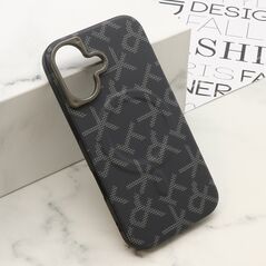 Zastitna maska (futrola) MONOGRAM MagSafe - iPhone 17 crna (MS).