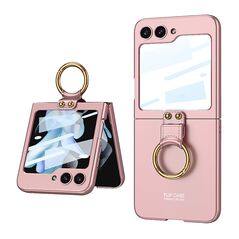 Zastitna maska (futrola) SMOOTH RING - Samsung F741B/F761B Galaxy Z Flip 6 5G/Z Flip 7 FE 5G roze (GKK case) (MS).