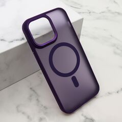 Zastitna maska (futrola) SILKY MAGSAFE II - iPhone 14 Pro Max (6.7) ljubicasta (MS).