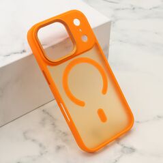 Zastitna maska (futrola) SILKY MagSafe II - iPhone 17 Pro narandzasta (MS).