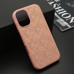 Zastitna maska (futrola) WOVEN TOUCH MagSafe - iPhone 17 roze (MS).