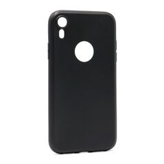 Zastitna ultra tanka (skin) maska / futrola KOLOR - iPhone XR crna (MS).