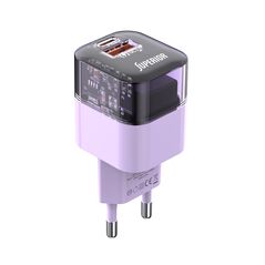 Kuciste punjaca Superior SU-P105 30W USB A+Type C ljubicasto (MS).