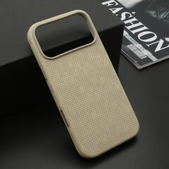 Zastitna maska (futrola) WOVEN TOUCH MagSafe - iPhone 17 Pro Max (6.9) siva (MS).