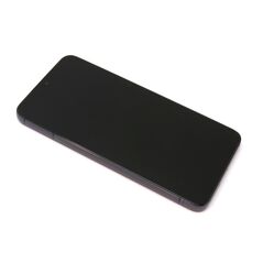 LCD displej (ekran) - Samsung Galaxy S22 5G + Touch screen + okvir crni SOFT OLED (MS).