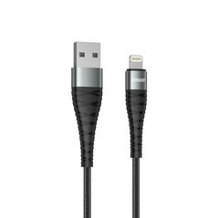 USB data kabl Comicell Superior CO-BX32 5A Lightning crni (MS).