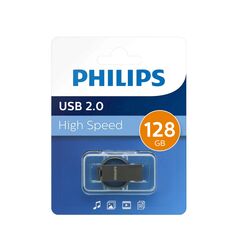 USB flash memorija Philips 21UA 2.0 single port 128GB crna (MS).