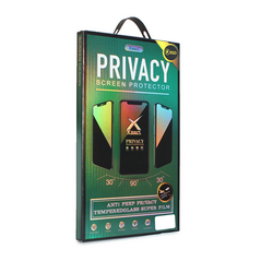 Staklena folija (zastitno kaljeno staklo) za ekran X mart 9D Privacy - iPhone 14 Pro Max 6.7.