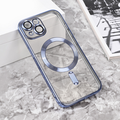 Zastitna maska (futrola) Magsafe Lux - iPhone 15 6.1 svetlo plava.