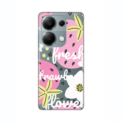 Zastitna ultra tanka (skin) maska / futrola PRINT - Xiaomi Redmi Note 13 Pro 4G Fresh Pink.