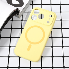 Zastitna maska (futrola) Magsafe Pure color - iPhone 17 Pro/18 Pro 6.3 zuta.