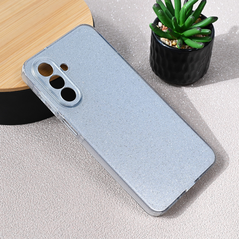 Zastitna maska (futrola) Sparkle Dust - Samsung A266 Galaxy A26 5G srebrna.