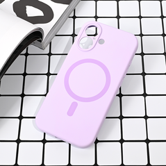 Zastitna maska (futrola) Magsafe Pure color - iPhone 17 6.3 lila.