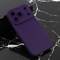 Zastitna maska (futrola) Teracell Giulietta - iPhone 17 Pro/18 Pro 6.3 mat tamno ljubicasta.