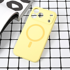Zastitna maska (futrola) Magsafe Pure color - iPhone 17 Pro Max/18 Pro Max 6.9 zuta.