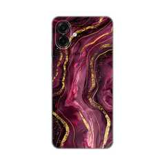 Zastitna silikonska maska (futrola) PRINT - Samsung A075F Galaxy A07 Burgundy.