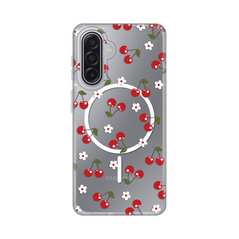 Zastitna maska (futrola) print Magsafe - Samsung A175 Galaxy A17 Cute Cherries.