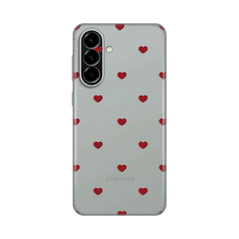 Zastitna silikonska maska (futrola) PRINT - Samsung A576 Galaxy A57 5G Red Hearts.