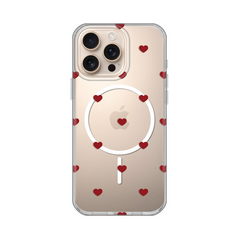 Zastitna maska (futrola) print Magsafe - iPhone 16 Pro Max 6.9 Red Hearts.