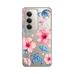 Zastitna ultra tanka (skin) maska / futrola PRINT - Xiaomi Redmi 15 4G Hibiscus Sea.