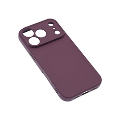 Zastitna maska (futrola) Teracell Soft Velvet - iPhone 17 Pro/18 Pro 6.3 tamno ljubicasta.