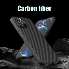 Zastitna maska (futrola) Carbon fiber - iPhone 17 Pro Max/18 Pro Max 6.9 crna.