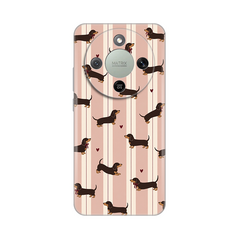 Zastitna ultra tanka (skin) maska / futrola PRINT - Huawei Honor Magic 8 Lite Dachshunds Love.