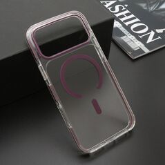 Zastitna maska (futrola) COLOR providna MagSafe - iPhone 17 Pro Max (6.9)/iPhone 18 Pro Max (6.9) ljubicasta (MS).