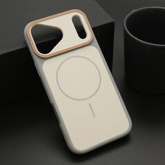 Zastitna maska (futrola) CAMERA LOOK MagSafe - iPhone 17 Pro Max (6.9)/iPhone 18 Pro Max (6.9) siva (MS).