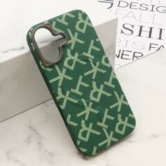 Zastitna maska (futrola) MONOGRAM MagSafe - iPhone 16 (6.1) zelena (MS).