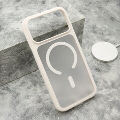 Zastitna maska (futrola) SHADOW MagSafe - iPhone 17 Pro Max (6.9)/iPhone 18 Pro Max (6.9) bela (big camera) (MS).