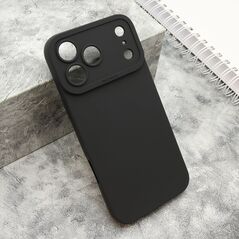 Zastitna silikonska maska (futrola) Pro Camera - iPhone 17 Pro Max (6.9)/iPhone 18 Pro Max (6.9) crna (MS).