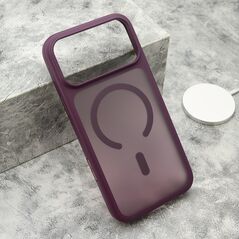 Zastitna maska (futrola) SHADOW MagSafe - iPhone 17 Pro Max (6.9)/iPhone 18 Pro Max (6.9) ljubicasta (big camera) (MS).
