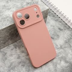 Zastitna silikonska maska (futrola) Pro Camera - iPhone 17 Pro Max (6.9)/iPhone 18 Pro Max (6.9) roze (MS).