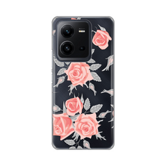 Zastitna ultra tanka (skin) maska / futrola PRINT - Vivo X80 Lite Elegant Roses.