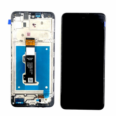 LCD displej (ekran) - Motorola Moto E30/Moto E40 (XT2159) + touchscreen + okvir crni Service Pack ORG/5D68C19697.