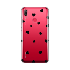 Zastitna ultra tanka (skin) maska / futrola PRINT - Huawei Y7 (2019)/Y7 Prime (2019) Hearts.