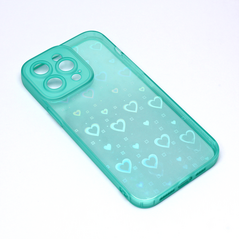 Zastitna maska (futrola) Heart Color IMD - iPhone 14 Pro Max 6.7 mint.